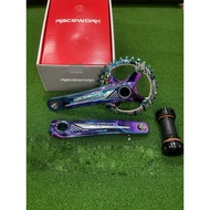BIKEBEAST Crankset Racework Cosmos 1x Hollowtech w/ bottom bracket