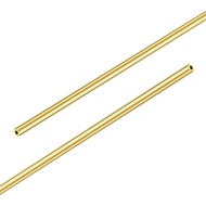 Aopin Brass Round Tube Copper Tubing Pipe ID 5mm / 1/5" x OD 6mm / 6/25" Hollow Copper Tubing Seamle