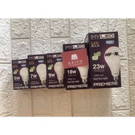 Premiere / Beta MyLED LED BULB LED BULB 5W, 7W, 9W, 12W, 18W, 23W Cool Daylight 6500K