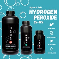 Sprout lab | Hydrogen Peroxide 3% & 19% Food Grade Solution for Plants and Household - Multipurpose 