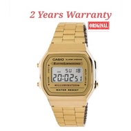 [2YEARS WARRANTY] Casio A168WG-9W Youth Unisex Watch / Women Watches Digital Sports Watches A168WG A