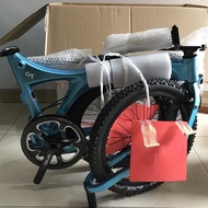 Sepeda Lipat Birdy Bike Gt Premium Color Mercury Blue Puriindahh