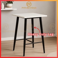 Fayeyang 95cm Island Table Wood Top Meja Makan Tinggi High Bar Table Dining Restaurant Cafe Table
