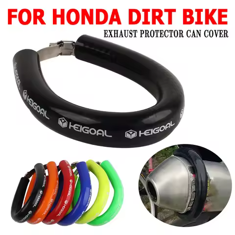 Motorcycle Silicone Exhaust Protector Can Cover For Honda CR250 CRF230F CRF250R CRF250X CRF450R CRF4