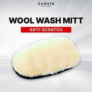CARVIX | Wool Wash Mitt Anti-Scratch Car Wash Mitt Car Wash Gloove Sarung Tangan Cuci Kereta
