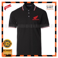 GN Polo T Shirt Sulam Classic Honda Super Cup Logo Embroidery EX5 Cotton Casual Baju Lelaki Fashion 