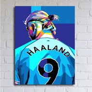 Erling Haaland Art Wall Decoration Poster