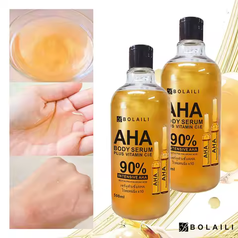 ALPHA Hydroxy Acids 24K Gold Face Body Serum Vitamin C&E Essence Firming Moisturizing Spots Remover 