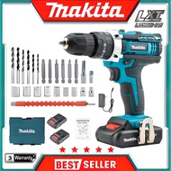 Makita 36V cordless electric drill multi-function impact drill large capacity lithium battery three-in-one function wall drilling/concrete drilling/screwing power tool set