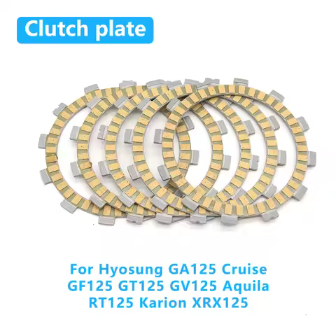 For Hyosung GA125 Cruise GF125 GT125 GV125 Aquila RT125 Karion XRX125 Motorcycle Clutch Friction Dis