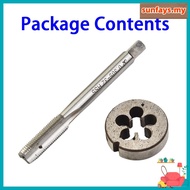 【SUFA】1 set 8V1-32 right-hand V-tire valve mouth thread Straight groove tap & die