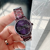 14502923 Coach Analog Business Grand Ladies Watch   ตัวเรือน สีม่วง หน้าปัด รถม้า สีเม่วง หน้าปัด 36 mm.