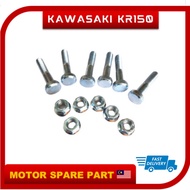 KAWASAKI KR150 / GT128 REAR SPROCKET BOLT SET BELAKANG SPOKET SCREW NUT SET KR-150 KR 150 KR150 GT-1