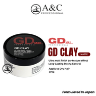 GD Hair Clay / GD Pomade 100g Strong Hold Matt Look GD Clay Minyak Rambut Lelaki GD Max Clay GD Max 