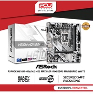 ASROCK H610M-HDV/M.2+ D5 WHITE MATX LGA1700 DDR5 MOTHERBOARD (3 Years Warranty)