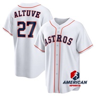Men's MLB Houston Astros Jose Altuve White Home Player Baseball Jersey