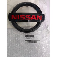 *   Nissan D23t Navara Np300 (Pro-4X) 2021 Front/Depan Radiator Grille Salong Logo Mark Emblem (Blac