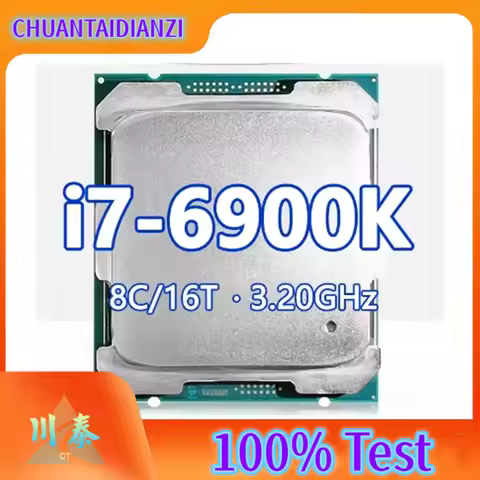 Core™ X-series i7-6900K CPU 14 nm 8 Cores 16 Threads 3.2GHz 20MB 140W processor LGA2011-3 for X99 se