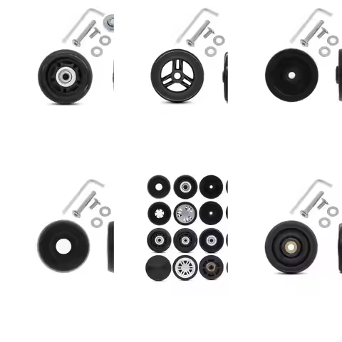Q1QA 1PC Travel Suitcase Wheel Repair Accessories Luggage Mute Wheel Travel Bag Parts