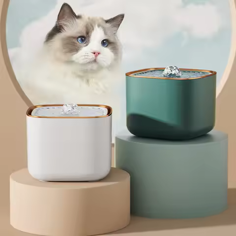 101oz/3L Pet Water Dispenser, Automatic Induction Circulating Filtering Cat Drinking Fountain, Preve