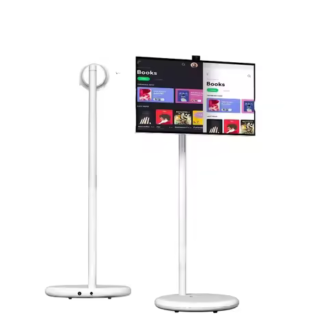 27 Inch Portable Android 13 Smart TV 6+64G Full HD LCD Touch Screen Rechargeable Monitor For Home Li