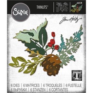 Sizzix Tim Holtz Thinlits Die Holiday Brushstroke #2