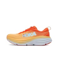 ของแท้อย่างเป็นทางการ  Hoka ONE ONE Bondi 8 Sports shoes แฟชั่น รองเท้าลำลอง