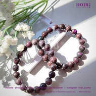 HOJB High Grade Old Mine Black Sugilite 5A Beads Bracelet 10-10.5mm 聚寶軒优质老矿黑金刚舒俱来5A圆珠手串10-10.5mm