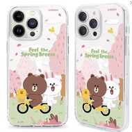 3C Store Yoyo Outing GARMMA LINE FRIENDS iPhone 14 Series 2 In 1 Four Corners Shock-Resistant Protec