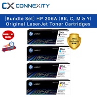 [Bundle Set] HP 206A Original LaserJet Toner Cartridges HP 206A Toner HP toner 206A HP Laserjet Tone