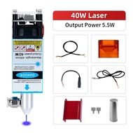 LUNYEE Laser Module 12V 3PIN Interface 80W With Air Assist 450nm Adjustable Focus Blue Laser Head TT