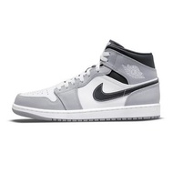 US9.5 二手Air Jordan 1 Mid Light Smoke Grey  煙灰黑 554724-078  煙灰 小Dior