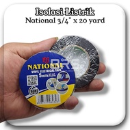 National Original Electrical Insulation | Box Packaging Tape | Nachi Black PVC Tape | 20 yard