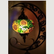 迷人土耳其玻璃馬賽克燈 特大月亮版