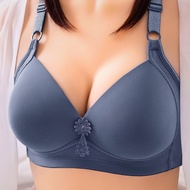 Women Bra Plus Size 36-46 Full Cup Wireless BC Cup Ice Silk Baju Dalam Wanita Tanpa Dawai