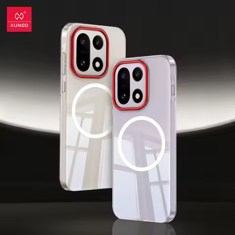 ‌Xundd For OnePlus 15 13 13T 1+ 15 Case,Anti-Yellowing PC Clear Ultra Transparent Cover Scratch-Resi