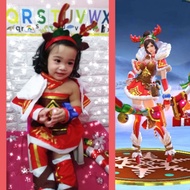 MIYA COSPLAY MOBILE LEGENDS COSTUME MIYA XMAS CARNIVAL