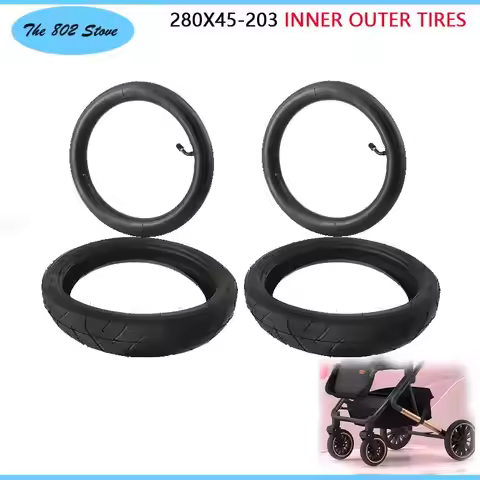 280x45-203 inner and outer tires for children's tricycles, tire carts, electric scooters 280x45 Inne