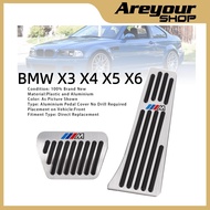 Aluminium Pedal Covers For BMW  X3 X4 X5 X6 F10 F30 F20 F33 F32 E46 E30 E34 E36 E90 1/2/3/5/6/7 Seri