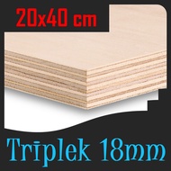 TRIPLEK 18 mm 20 x 40 cm | TRIPLEK 18 mm 20x40 cm Triplek Grade A