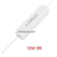 10pcs 10W 5 CERAMIC RESIST 10W 5R 10W 5 OHM GOOD TYPE