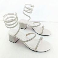 Javeline JENNIE Block Heels 4cm Wrap Work Heels/ 4cm Heel/ Party Heels/ Graduation Heels/ Wedding He