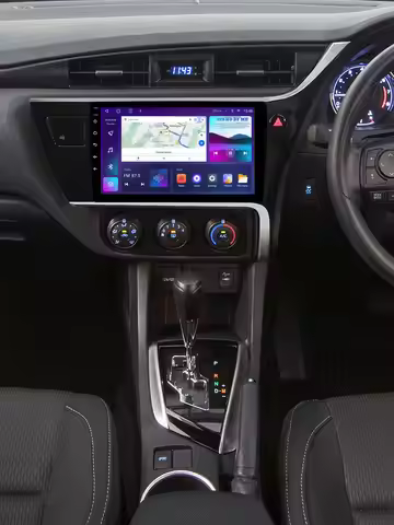 4G WIFI QLED 1280*720P Android 14 8G+256G Car Multimedia Radio For Toyota Corolla E170 Auris 2016-20