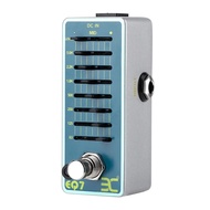 ENO EX EQ7 Pedal Kesan Penyama Gitar 7-Jalur EQ Penukar Benar Shell Logam Penuh