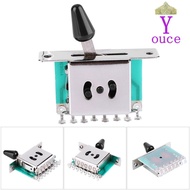 YOUCE 5-Way Pickup Selector Switch, Silver Metal Guitar Lever Switch, Professional 5-Way Position Gu