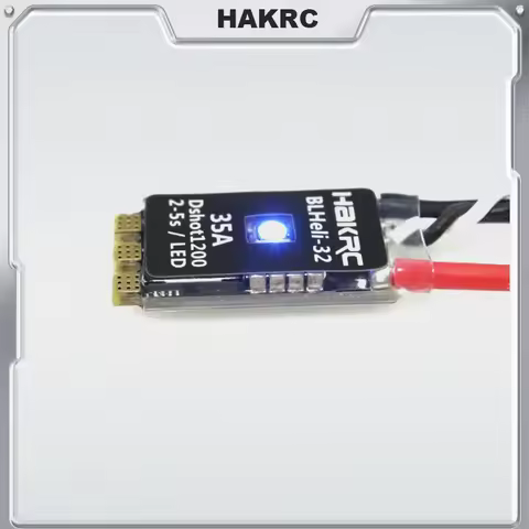 HAKRC 35A F35A BLHeli_32 Dshot1200 2-5S Brushless speed ESC Built-in LED for F3 F4 F405 F7 FC RC FPV
