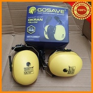 (KER) Ear Muff Helmet OKRAN Earmuff Safety 28db Yellow 28db