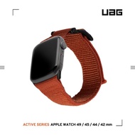 UAG Apple Watch 42/44/45/49mm 時尚尼龍錶帶V2-暖橘 [北都]