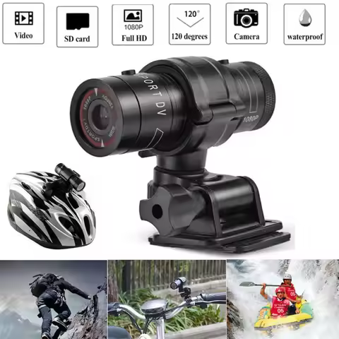 F9 Action Camera Full HD 1080P Bike Motorcycle Helmet Camera Outdoor Sport DV Video DVR Audio Record