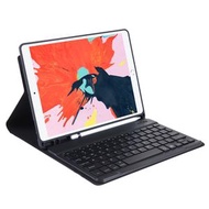 全城熱賣 - T102B 適用於iPad Air / Pro 10.5 inch (2019) TPU 糖果色超薄藍牙鍵盤平板鍵盤皮套帶支架&筆槽（黑色）
